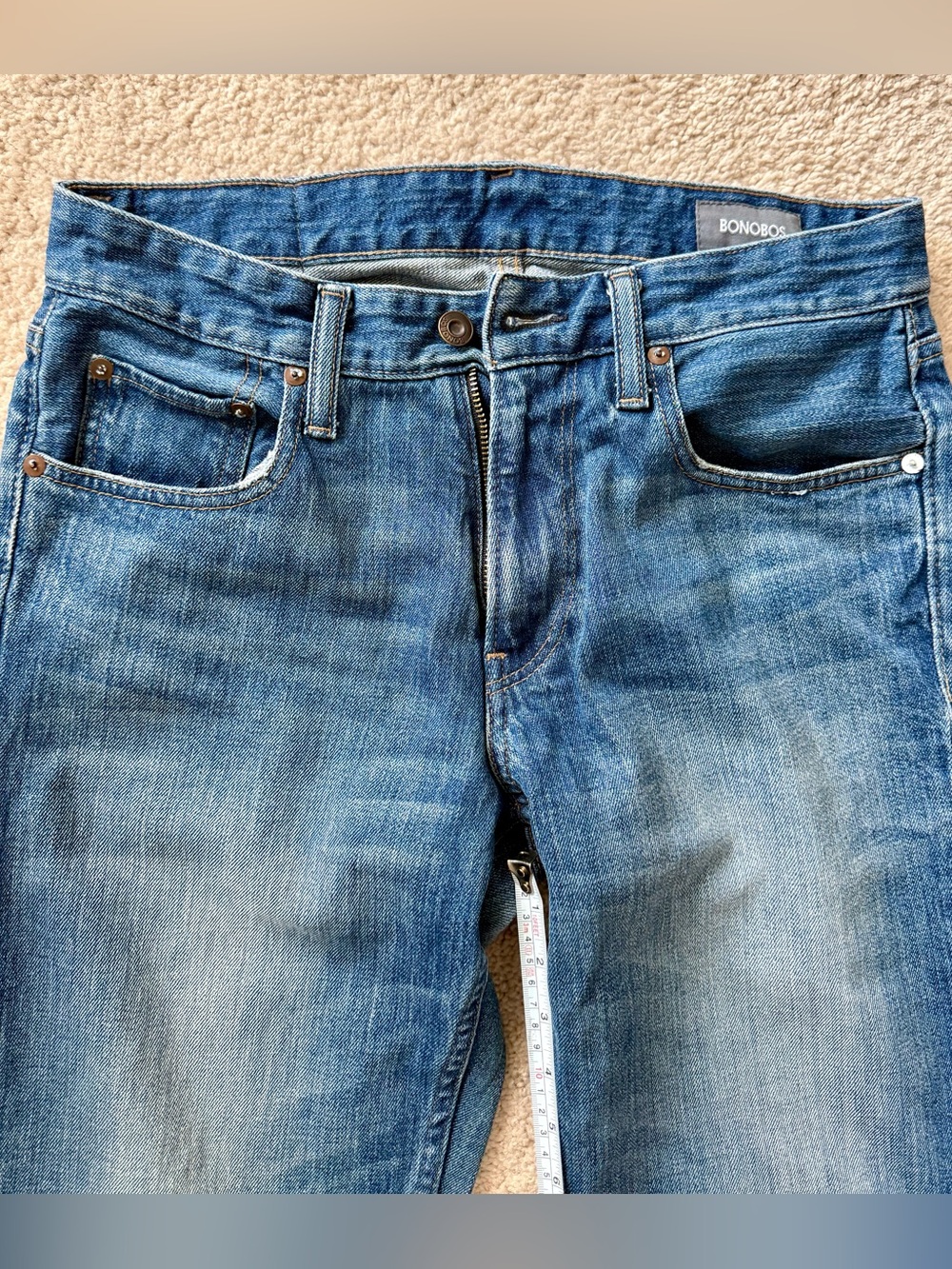 Bonobos The Blue Jean Men’s Washed Denim Jeans sz 29/32
